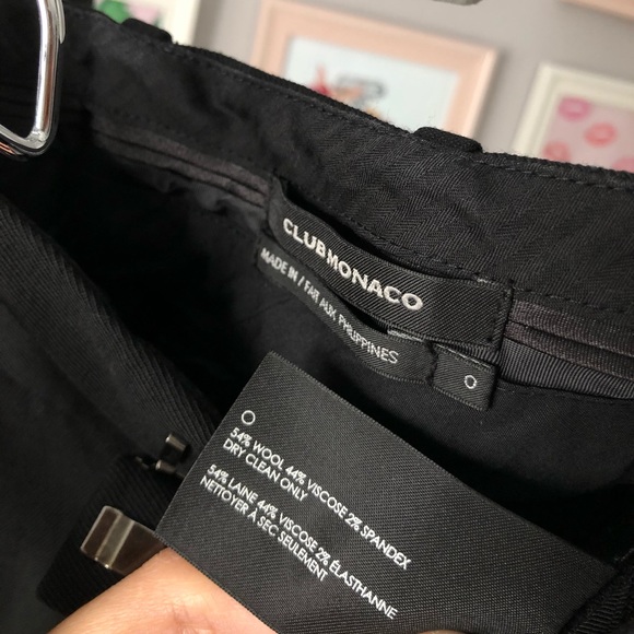 NWOT. CLUB MONACO Pants - Picture 5 of 5
